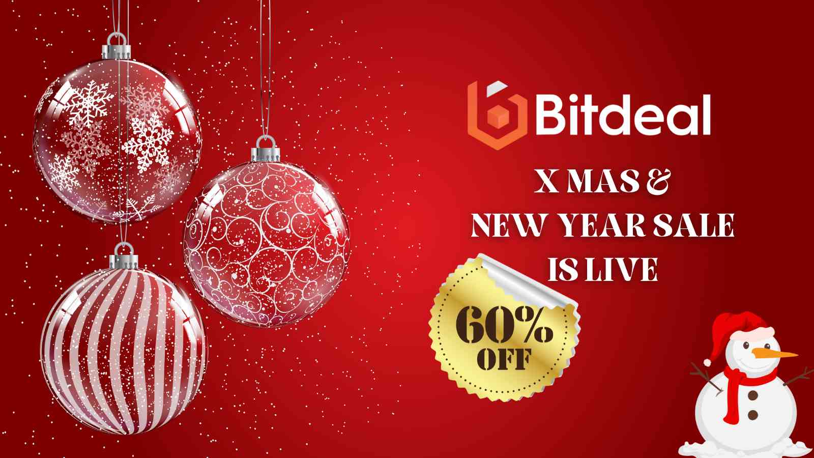 Celebrate This Christmas, New Year With Bitdeal: Offers Up To 60% On All Major Services